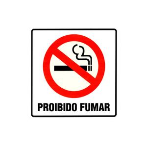 Kit Placas Adesiva De Sinaliza O Alerta Indicativo Proibido Fumar