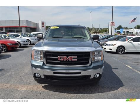 2009 Midnight Blue Metallic Gmc Sierra 1500 Sle Crew Cab 122940892