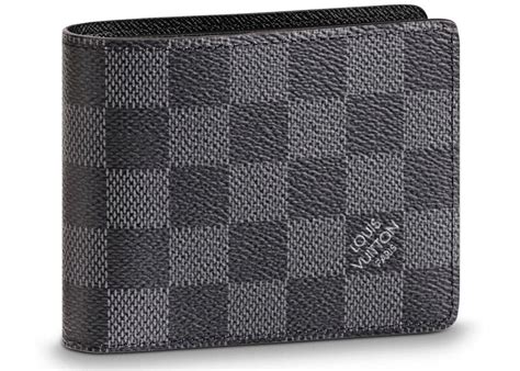 Louis Vuitton Slender Id Wallet Damier Graphite Black Gray In Coated Canvas Leather Us