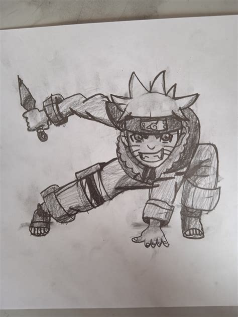 My sketch of Naruto | Fandom