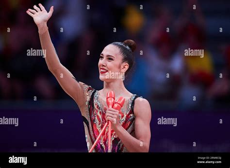 Spain S Polina Berezina Competes In The Individual All Around Final Of