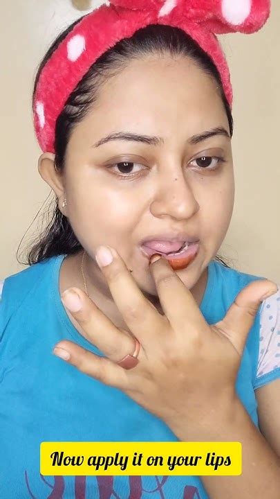 Triedviral Lip Peel Off Mask 😱 How To Get Soft And Pink Lips 😊shorts