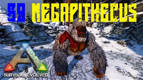 Batalha O Megapithecus Gamma Ark Survival Evolved Vanilla S Rie