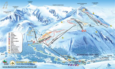 Plan Piste Val Cenis