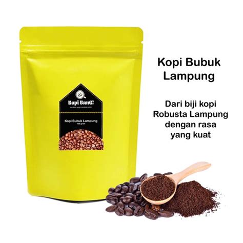 Jual KOPI BUBUK LAMPUNG KOPI HITAM KOPI ROBUSTA ASLI LAMPUNG BANG