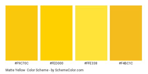 15 Yellow Color Palette Inspirations With Names Hex Codes 42 Off