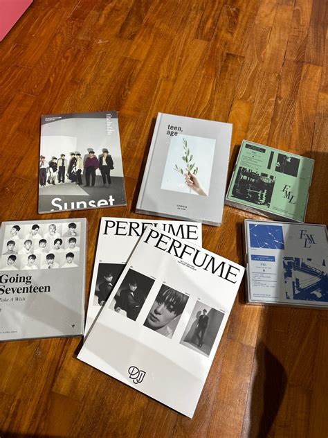 Wts Lfb Svt Nct Djj Sealed Albums Fml Djj Perfume Going Seventeen Teen