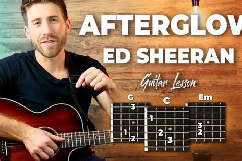 Ed Sheeran - Afterglow EASY Guitar Tutorial With Chords / Lyrics - Easy ...