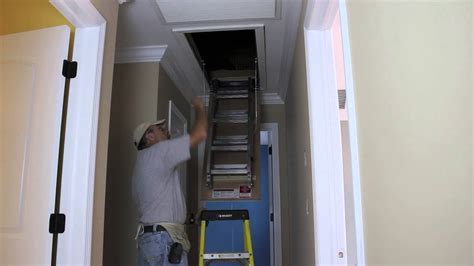 Easy Way To Install An Attic Door Youtube