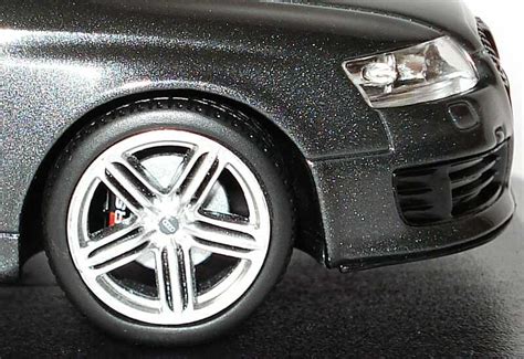 Audi RS6 Avant C6 Daytonagrau Met Werbemodell Minichamps 5010710233