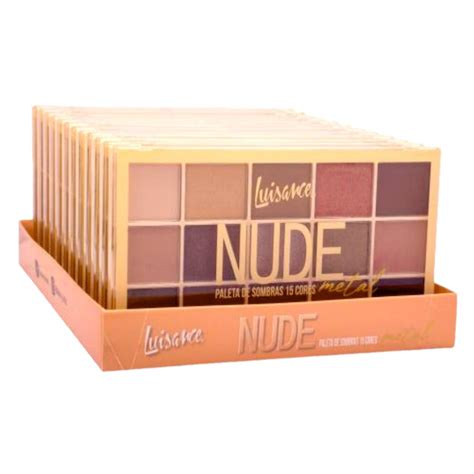 Luisance Paleta De Sombras Nude Metal L3257 06 Und Distribuidora JCF Maquiagem E
