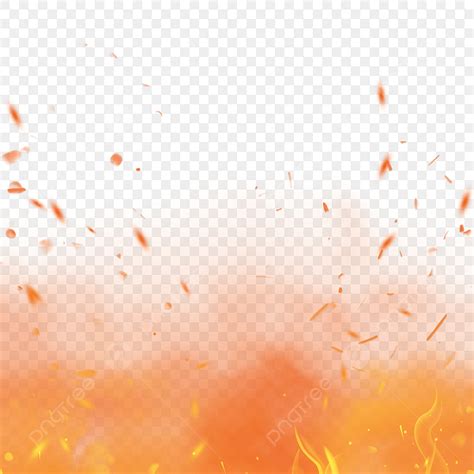 flame ashes png picture burning orange realistic wind flame ashes