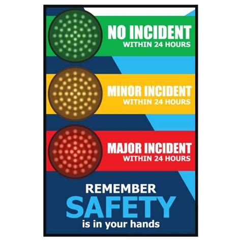 Safety In Your Hands Stoplight Visual Workplace Inc