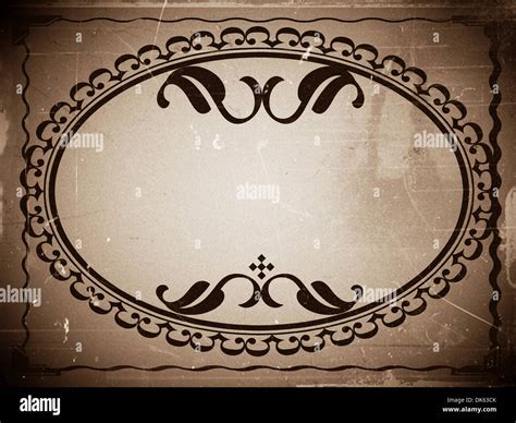 Vintage frame background design Stock Photo - Alamy