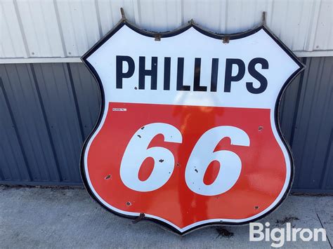 Phillips 66 Porcelain Sign BigIron Auctions