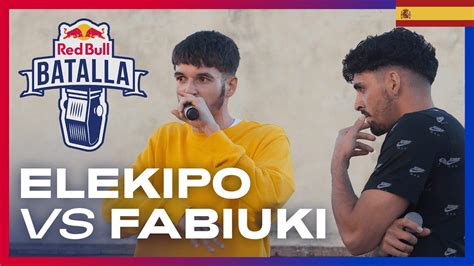 ELEKIPO vs FABIUKI Última Oportunidad Red Bull España 2021 YouTube