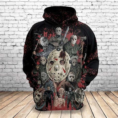 Men Women Jason Voorhees Friday The 13th Horror Movies 3d Hoodie Horror