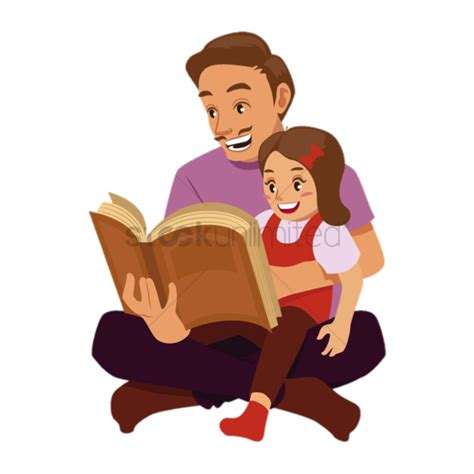 Father Clipart Reading Father Reading Transparent Free For Download On