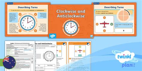 Level Angles Understand Clockwise And Anticlockwise Directions Lesson