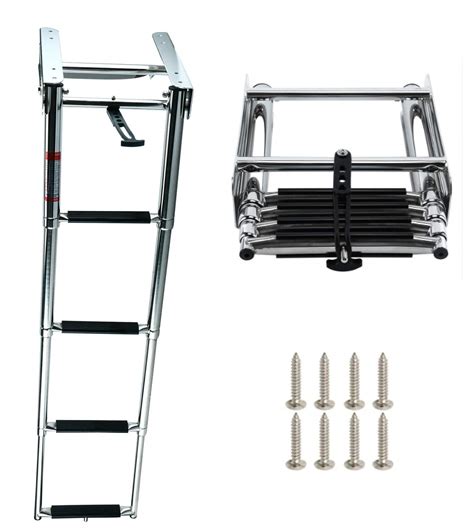 Buy Yaemarine 4 Steps Under Platform Ladder Boat Boarding Ladder