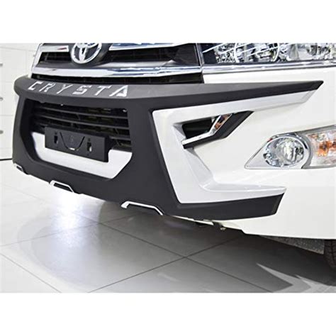 Toyota Innova Crysta Front And Rear Bumper Guard Protector In High