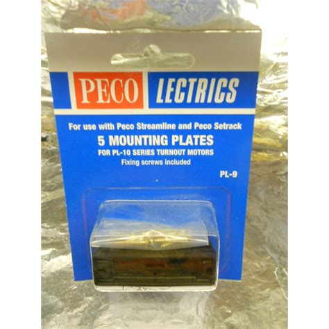 Peco PL 9 5 Mounting Plates For PL 10 Series Turnout Motors Fixing