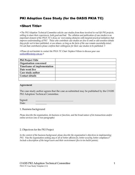 49 Free Case Study Templates Case Study Format Examples