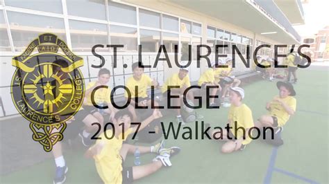 St Laurences College 2017 Walkathon Youtube