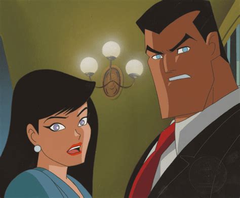 Superman The Animated Series Original Production Cel Bruce Wayne And