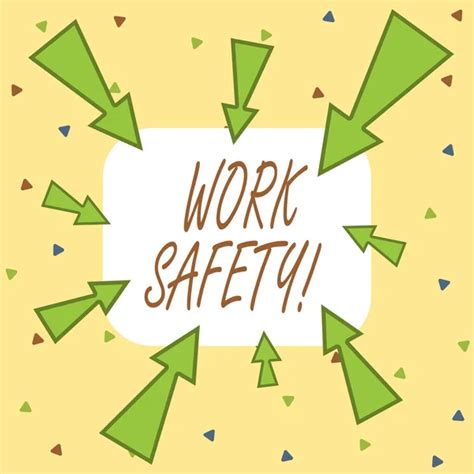 Writing Note Showing Work Safety Business Photo Showcasing Policies