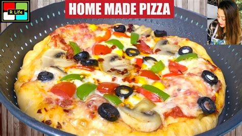 Cheese Burst Veg Pizzano Ovenno Yeastno Readymade Base And Sauce Youtube