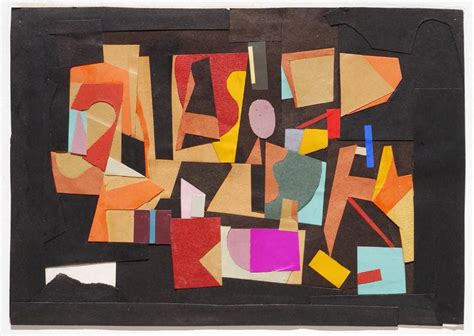 Art And Artists Ad Reinhardt Abstract Expressionist Paper Collage