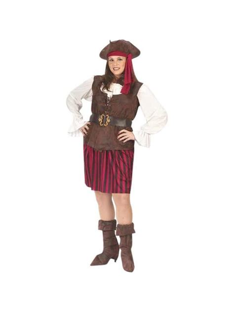 Adult Plus Size High Seas Pirate Lady Costume