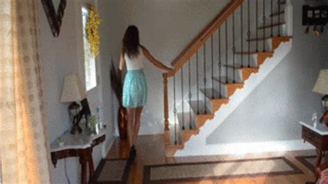 Upskirt Stairs Chase 1280x720 Mov Bratty Ashley Sinclair And Friends