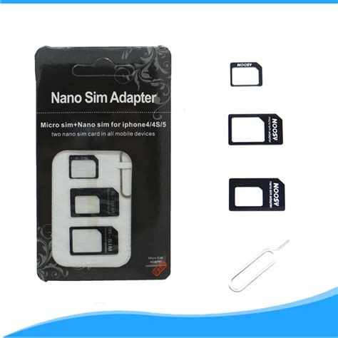 Types Of Sim Card Adapter Nano Micro Standard Dual Sim Cards