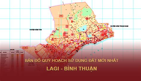 Bản đồ Quy Hoạch Sử Dụng đất Thị Xã La Gi Bình Thuận