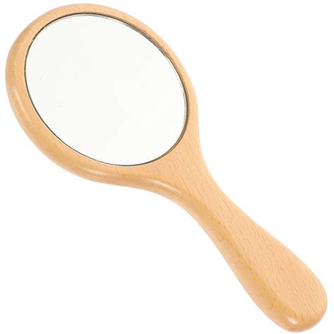 Mirrors Handheld Mirror Hand Held Mirror Wooden Mirror Handle Mirror ...