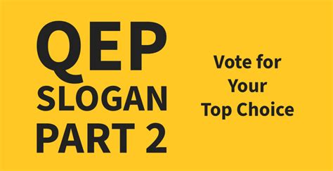 QEP Slogan Part 2: Vote for Your Top Choice - Surry Community College