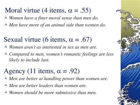 Ppt Chivalry Gender Roles And Sex Stereotypes Of Agency And Virtue