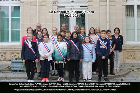 Elus Cmj Avec Noms La Suze Sur Sarthe