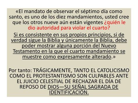 Ppt A Continuación Los 10 Mandamientos Según La S Biblia Y El Catecismo Powerpoint