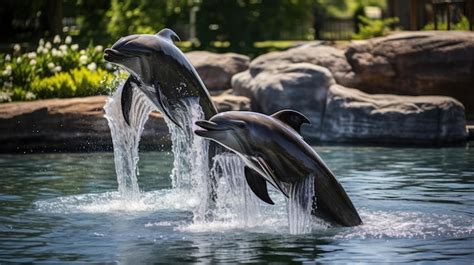 Premium AI Image | dolphin habitat free photo HD background