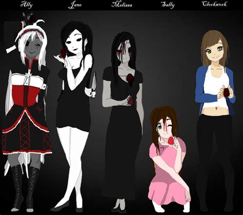 Creepypasta Girls Part 1 By Thecreepypastagirls On Deviantart