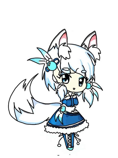 75 Easy To Draw Chibi Wolf Girl