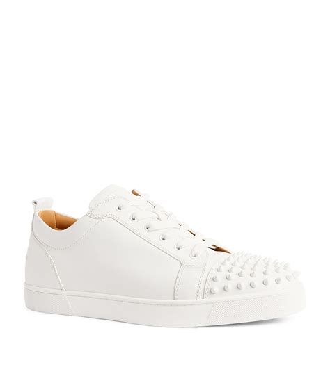 Christian Louboutin Louis Junior Spikes Leather Sneakers Harrods Hk