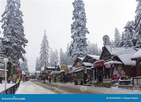 Winter View Of Ski Resort Of Borovets At Rila Mountain Bulgaria