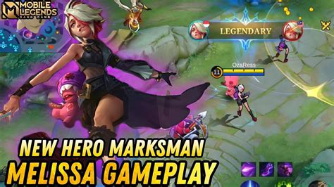 New Hero Melissa Marksman Gameplay Mobile Legends Bang Bang Youtube