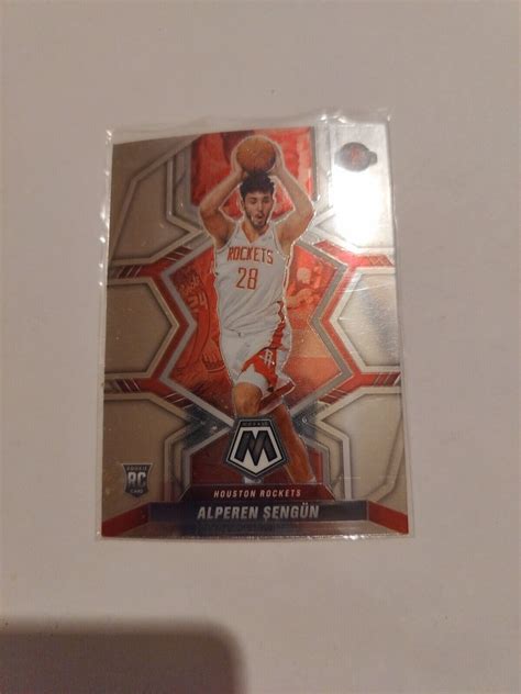 2021 22 Panini Mosaic ALPEREN SENGUN Rookie Card RC 218 Houston