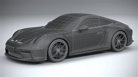 保时捷 911 992 Gt3 旅行版 2022 年 3d模型 159 3ds C4d Fbx Lwo Ma Obj Max Free3d