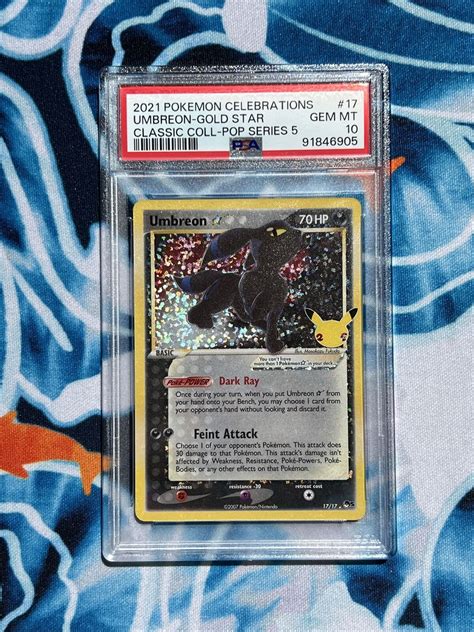 Umbreon Star 2021 Celebrations Classic Collection 17 Holo Price Guide